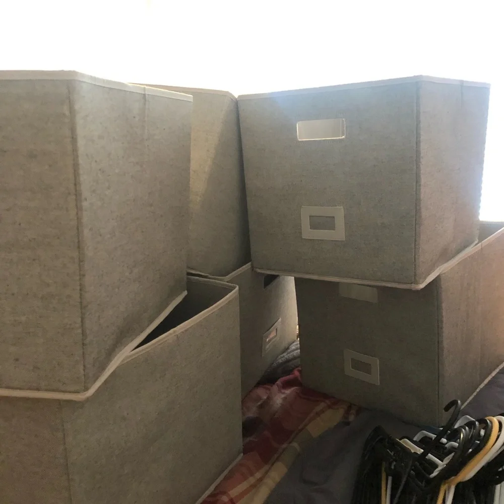 Laundry cube organizers (6)